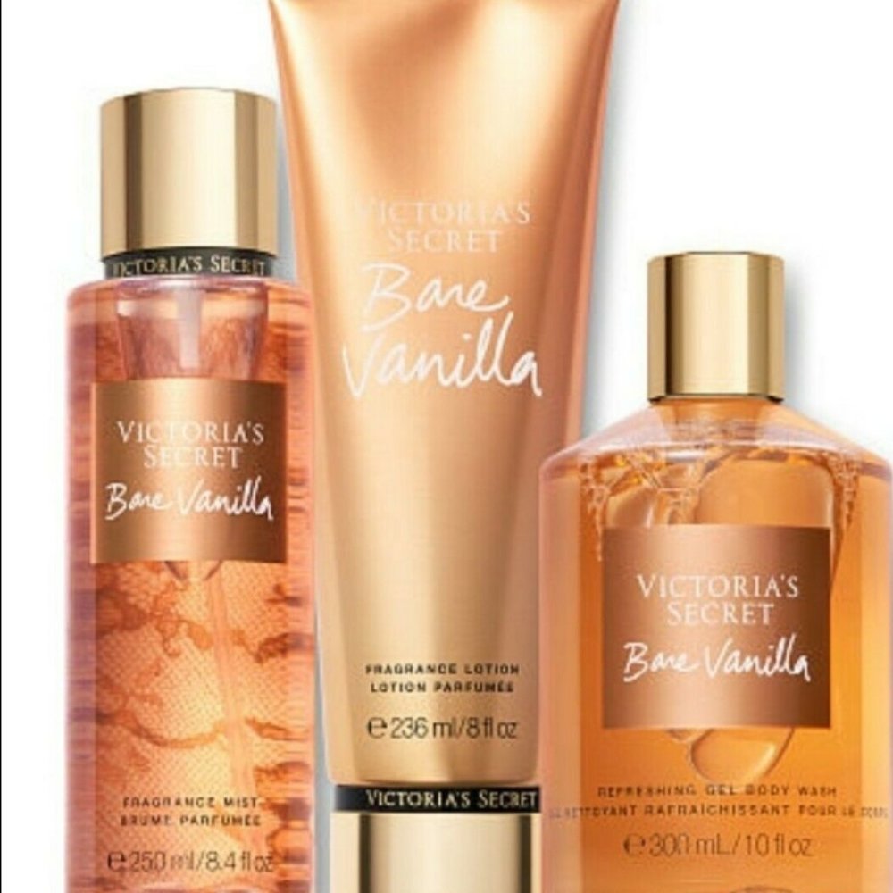 3 piece set Victoria's Secret Bare Vanilla fragrance